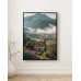 Winter Moonlight Landscape Wall Art – Set of 13