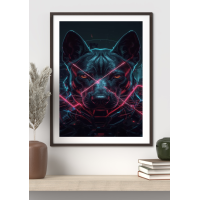 Cyber Dog Art Print 1