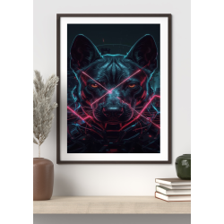 Cyber Dog Art Print 1