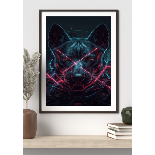 Cyber Dog Art Print 1