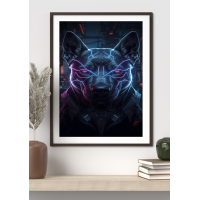 Cyber Dog Art Print 2