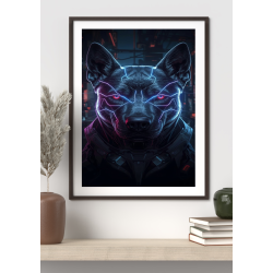 Cyber Dog Art Print 2