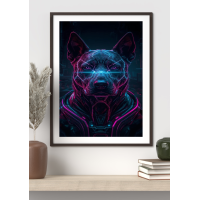 Cyber Dog Art Print 3