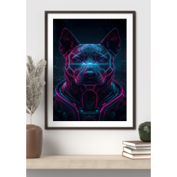 Cyber Dog Art Print 3
