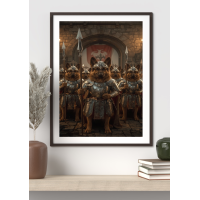 Royal Guard Dogs – Fantasy Woodland Digital Art Print