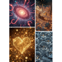 Christmas Abstract Art Print Bundle – Set of 15 (8x10”)