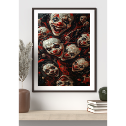Creepy Carnival Clown poster