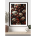 Creepy Halloween Poster Prints – Printable Gothic Haunted House Digital Art
